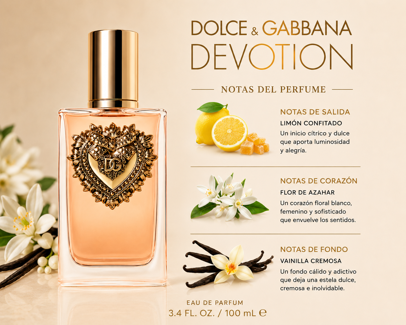 Dolce & Gabbana Devotion 3.3oz Women EDP Spray